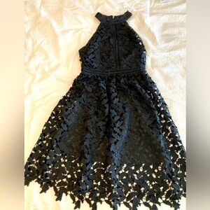 Lace Cut-out Dress